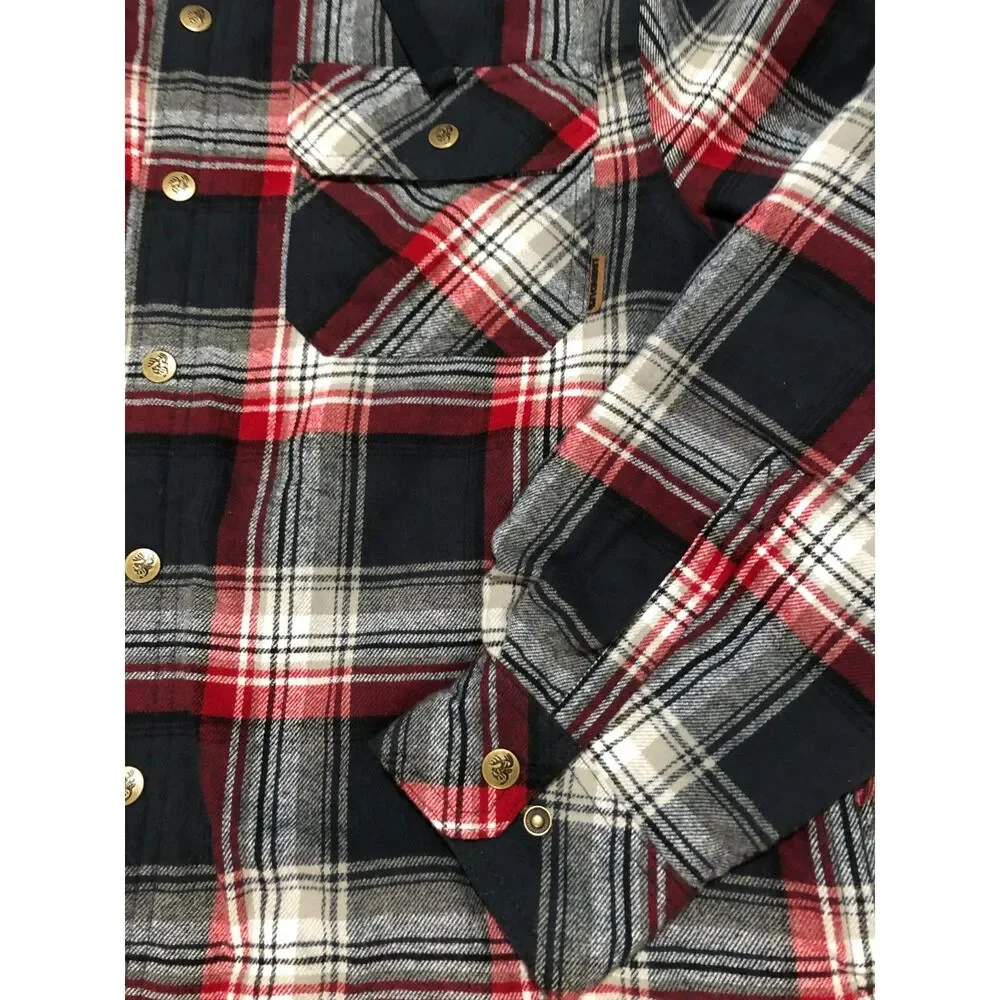 Legendary Outfitters Men's Hooded Flannel Shirt Jacket Medium